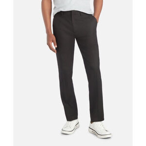 Kenneth Cole Reaction Men Slim Fit Stretch Dress Pants Black Size 32X32